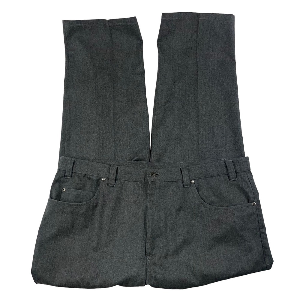 Bullock & Jones Gray Flannel Wool Mens 5 Pocket Pant 40X31 USA Made